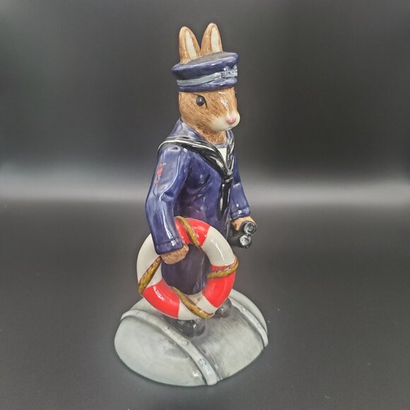 ROYAL DOULTON Bunnykins ' SAILOR ' Figurine WWII Collection DB 370 ENGLAND 2005 - Picture 5 of 8